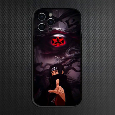 Silicon Anim I-Itachi U-Uchiha  Phone Case For iPhone