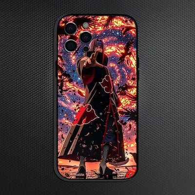 Silicon Anim I-Itachi U-Uchiha  Phone Case For iPhone