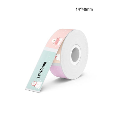 Portable Mini Printer Marklife P12 Thermal Printer Adhesive Sticker Labeling Machine P12 Label Maker or 1PK Continues Label Tape