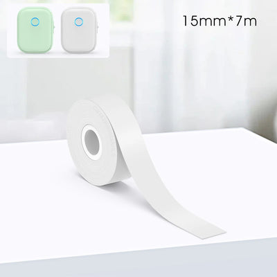 Portable Mini Printer Marklife P12 Thermal Printer Adhesive Sticker Labeling Machine P12 Label Maker or 1PK Continues Label Tape