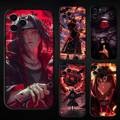 Silicon Anim I-Itachi U-Uchiha  Phone Case For iPhone