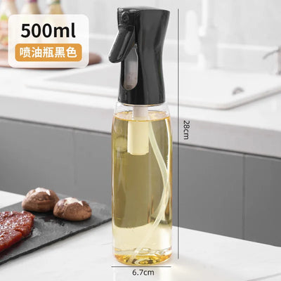 200ml 300ml 500ml Oil Spray Bottle Kitchen Cooking Olive Oil Dispenser BBQ Baking Camping  Vinegar Soy Sauce Sprayer Containers