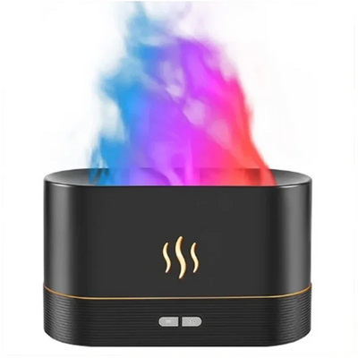 Kinscoter Aroma Diffuser Air Humidifier Ultrasonic Cool Mist Maker Fogger Led Essential Oil Flame Lamp Difusor