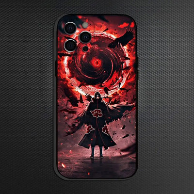 Silicon Anim I-Itachi U-Uchiha  Phone Case For iPhone