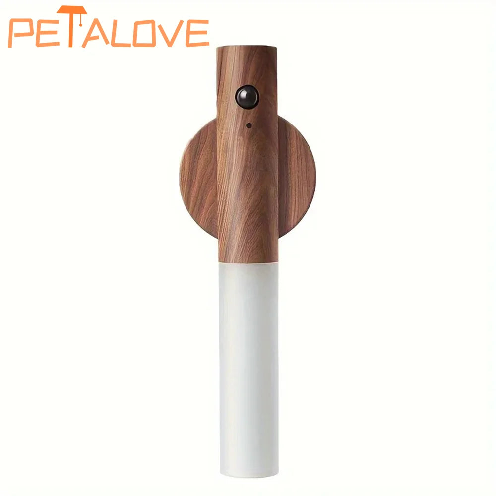Night Light Motion Sensor Night Lights Rechargeable Wall Sconces Magnetic Wall Lights Wooden Wall Lighting for Bedroom Stair