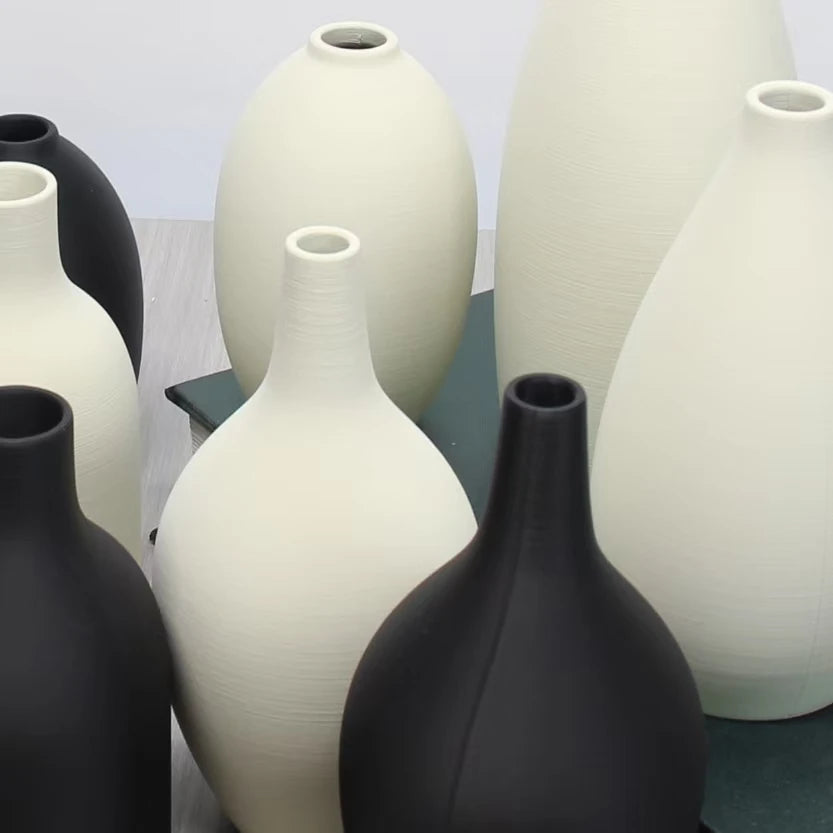 A Set of 5 Small Vases, Modern Home Décor Ornaments, Living Room Desktop Study Décor, Aesthetic Roomopaor, Home Décor