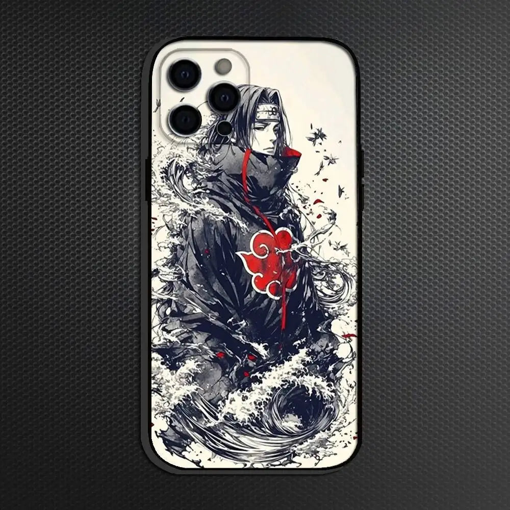 Silicon Anim I-Itachi U-Uchiha  Phone Case For iPhone