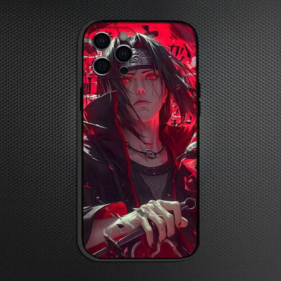 Silicon Anim I-Itachi U-Uchiha  Phone Case For iPhone