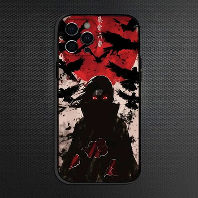 Silicon Anim I-Itachi U-Uchiha  Phone Case For iPhone