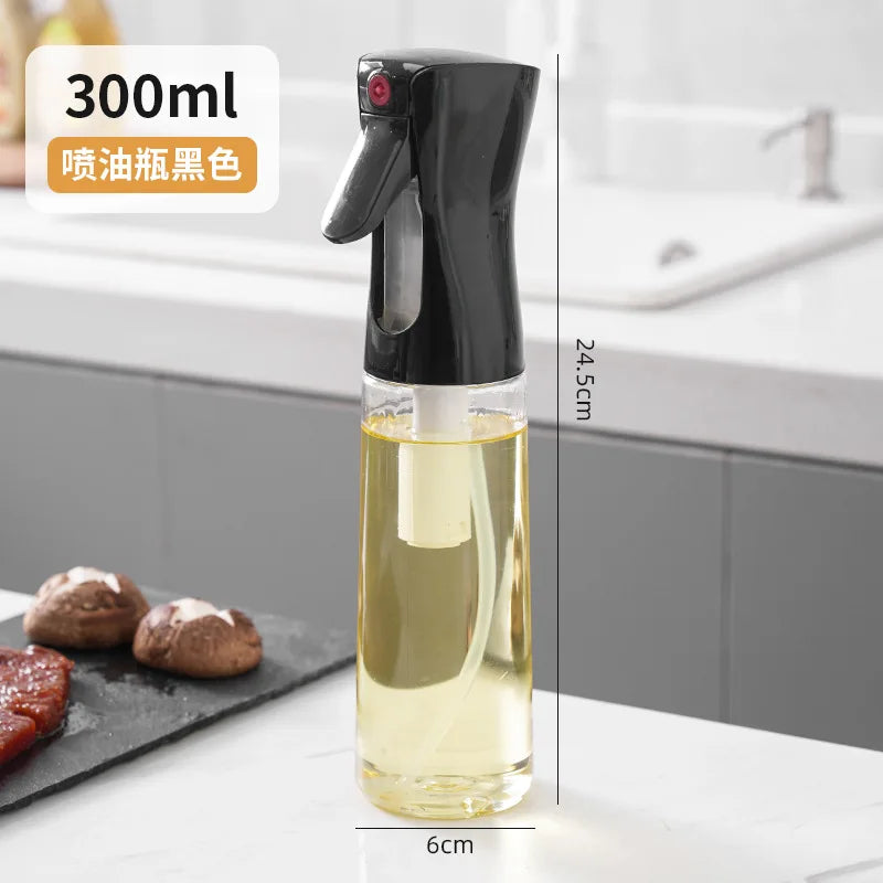 200ml 300ml 500ml Oil Spray Bottle Kitchen Cooking Olive Oil Dispenser BBQ Baking Camping  Vinegar Soy Sauce Sprayer Containers